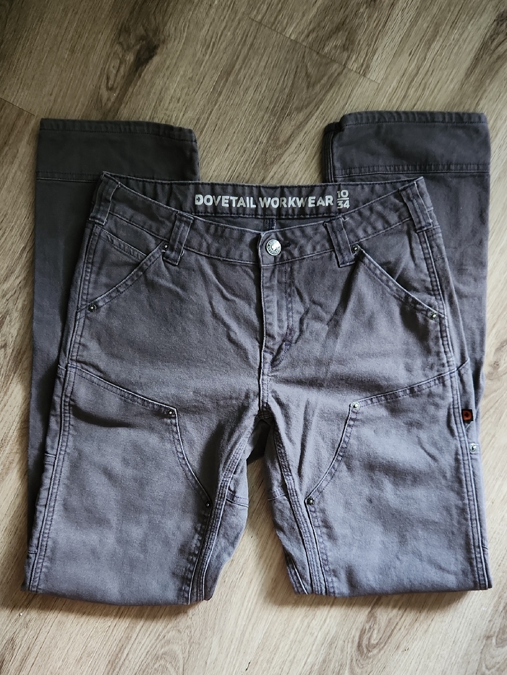 Women's Gray Canvas Utility/Field Pants